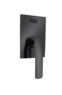 Einmaliger Hebel versteckt in der Wand Bad oder Dusche Mischer mit Umleiter matt schwarz Bad Messing Wasserhahn OEM