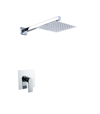 Einfache Hebel versteckt in der Wand Bad oder Dusche Mischer Chome Bad Messing Wasserhahn Kalt und heiß Headshower OEM