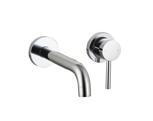 Rundes Klassisches In-Wand-Bad mit einem Lever-Badmischer-Kran-Bad-Chrom-Brass