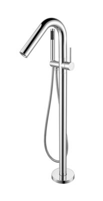 Boden montierte freistehende Badewanne Wasserhähne Rose Gold Messing Chrome