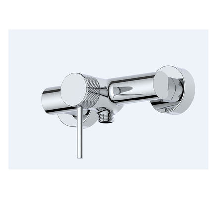 Einleger Bad Dusche Wasserhähne Ringförmig Knurl Griff Chrom Messing Kaltes und Heißes Wasser