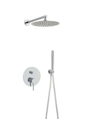 Rundes klassische Chrome OEM Regendusche Mischerhahn in der Wand versteckt