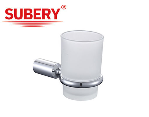 Einfacher Tumbler Halter SUS304 Glas Badezimmerzubehör OEM ODM klassische runde