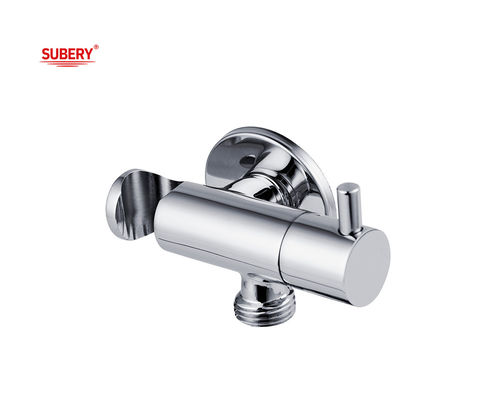 OEM Messing Toilette Shattaf Set Halter Ventilgriff Bidet Badezimmer Chrome