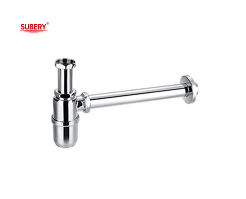 Messingflaschenfänger Waschbecken Abfallsiphon Waschbecken Abwaschbecken für Waschbecken Chrom OEM