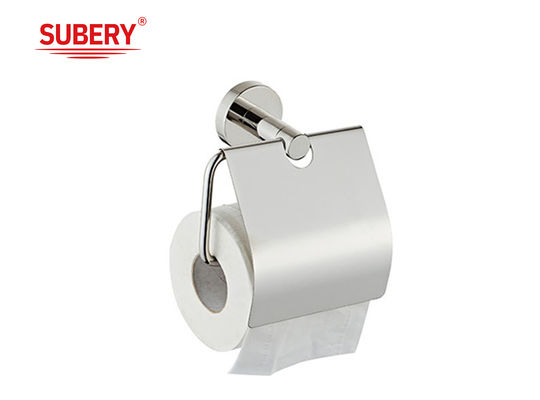 Badezimmersatz 304SUS Toilettenpapier-Rollhalter Tissue-Papierhalter mit Deckel