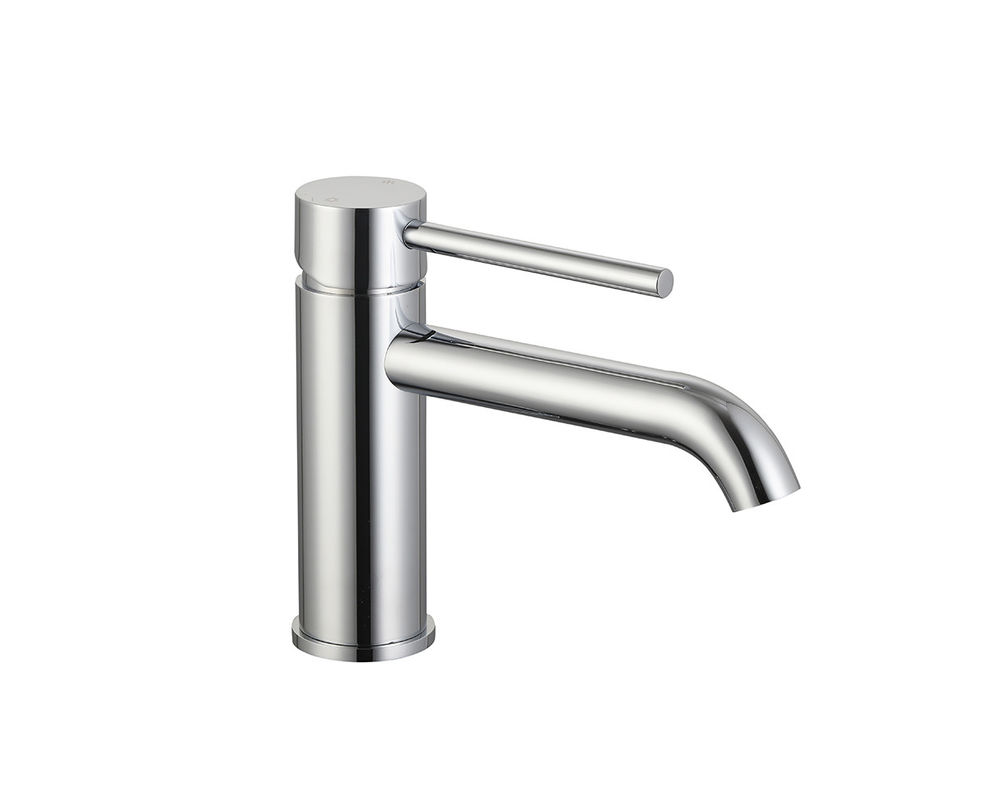 Chrom Messing Single Lever Becken Mischer Wasserhahn Badezimmer Langgriff Kaltes und Heißes Wasser OEM