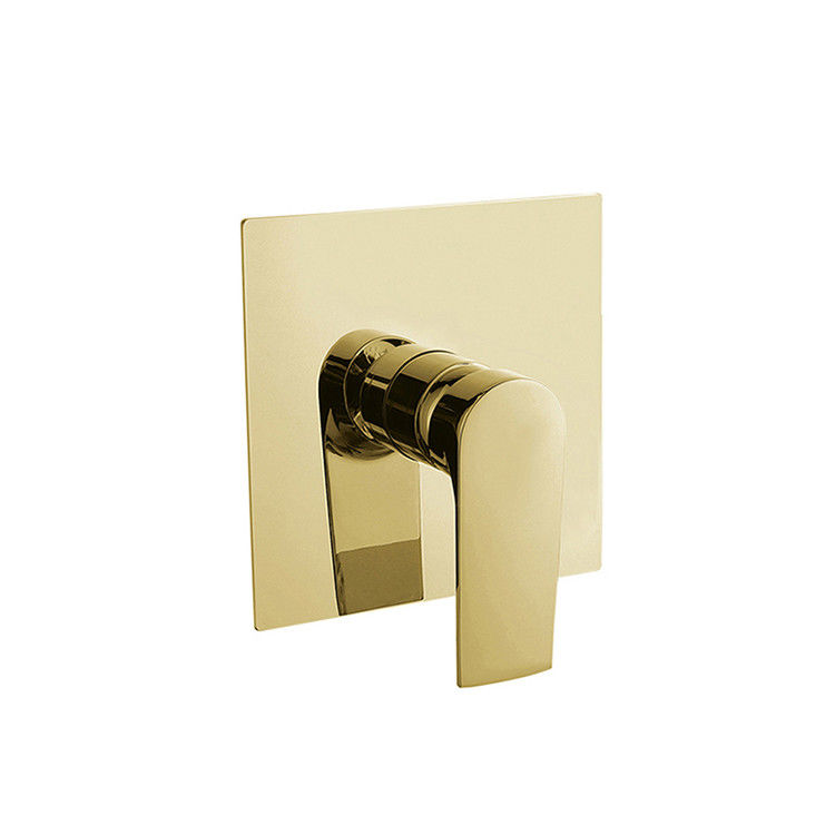 Einfache Hebel in der Wand versteckt Bad Dusche Mischer Bad goldene Messing Wasserhahn OEM