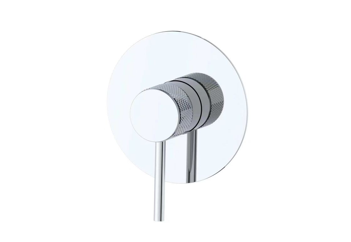Einzige Hebel in der Wand versteckte Badewanne Dusche Mischer Ringkrümel Griff Bad Chrom Messing Wasserhahn OEM