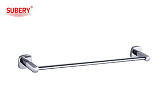 Messing Einzelhandtuchhalter Badezimmerzubehör Chrome OEM Messing Basis Quadrat mit Kurve