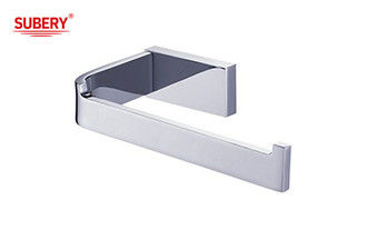 Messing sing Toilettenrollenpapierhalter Glasbad hochwertige Chromfarbe OEM nobel Messing Montage Stück Messing Basis