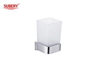 Messing singer tumbler Halter Glasbad hochwertige Chromfarbe OEM nobel Messing Montage Stück Messing Basis