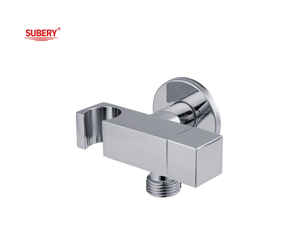 Messing Shattaf Halter Ventilgriff Bidet Dusche Sprayer Halter Bad Toilette Chrome Square OEM