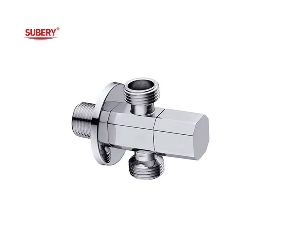 G1/2&quot; Dreieckstrang Messing T-Ventil Messing Körper Messing Griff OEM für Toilette