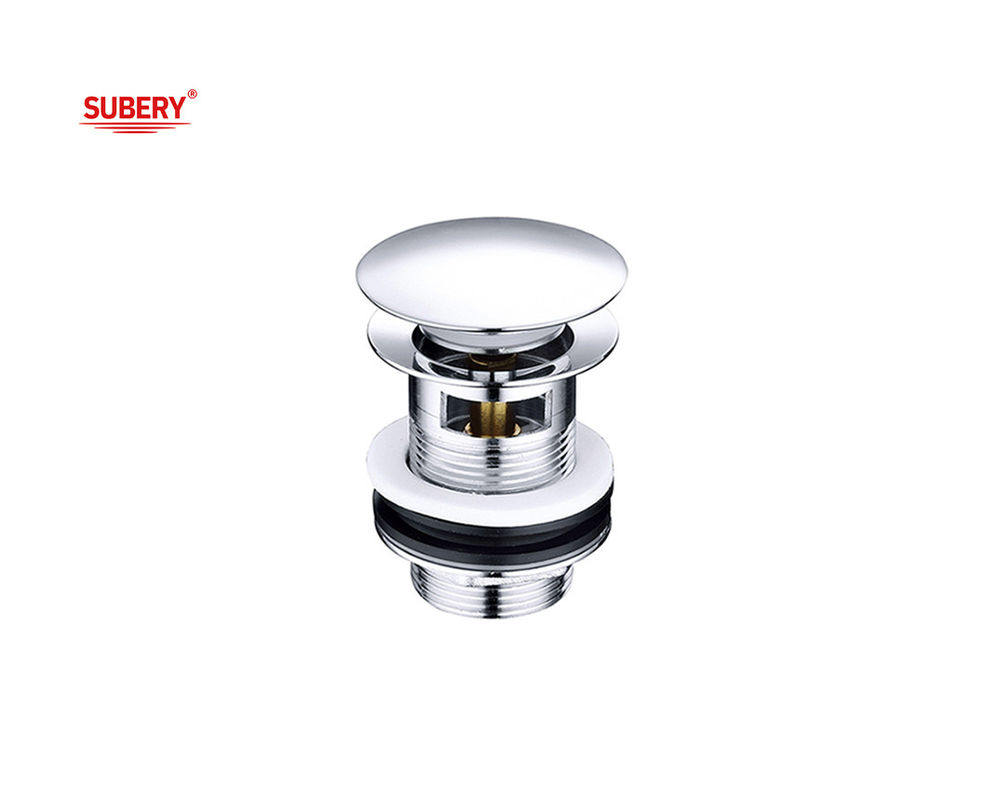 Chrome OEM Messing Waschbecken Drainer mit Überflussstopper Vanity Abfall Abfluss Pop Up Vessel Abfluss Toilettenschale Abfall