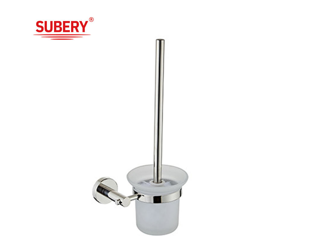 Edelstahl-SS304-Toilettenbürstenhalter Wandhalter mit Glasbechern