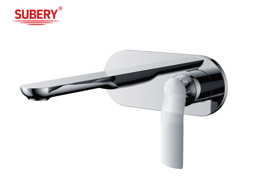 Retro-Stil Vollkupfer heißer und kalter Wasserfall Waschbecken Wasserhahn vorbegraben in die Wand Luxus High-End